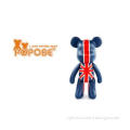 UK Flag POPOBE Plastic Custom Bear Personalized Gifts for O